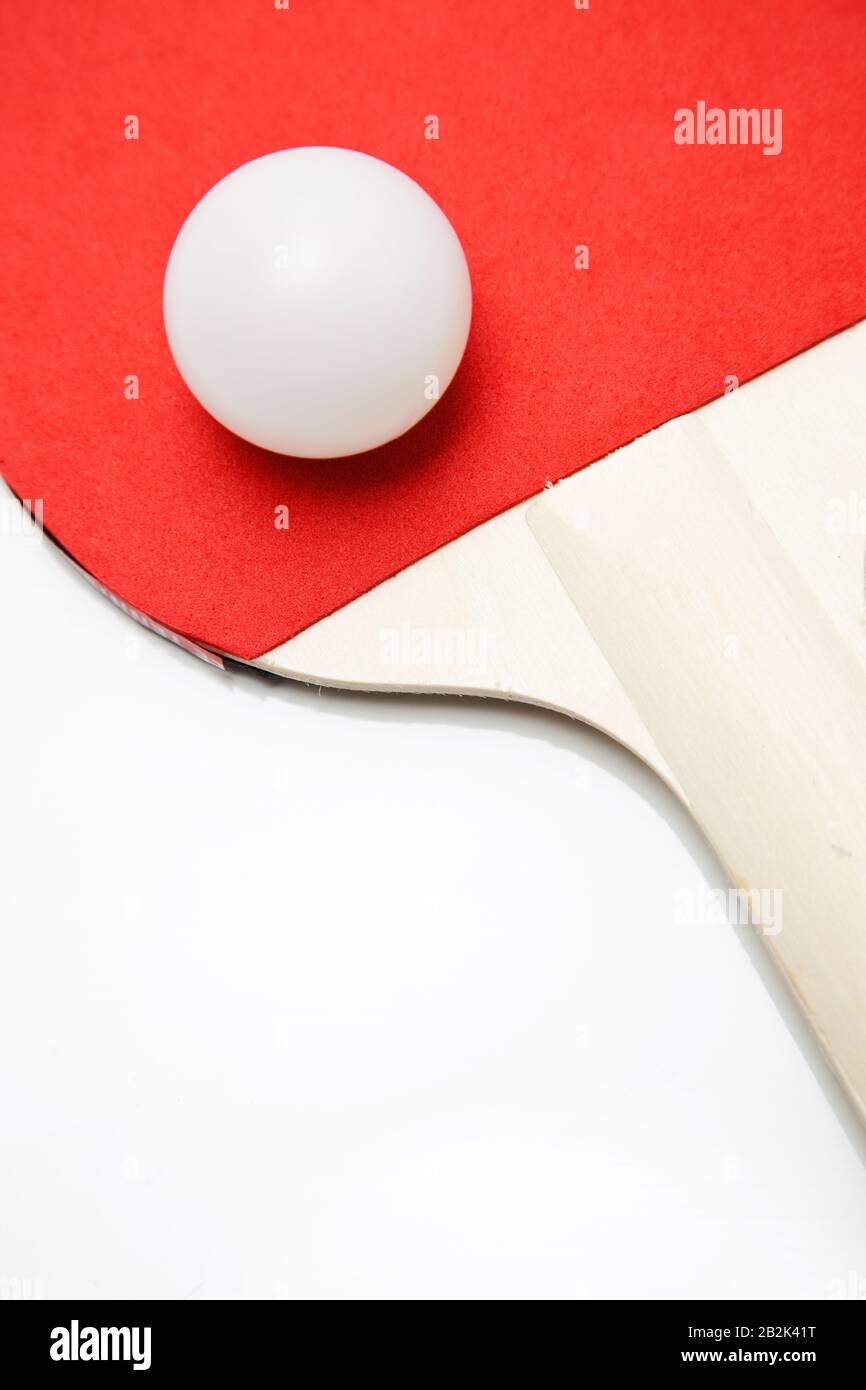 Photo of pingpong ball in isolated white background Stock Photo