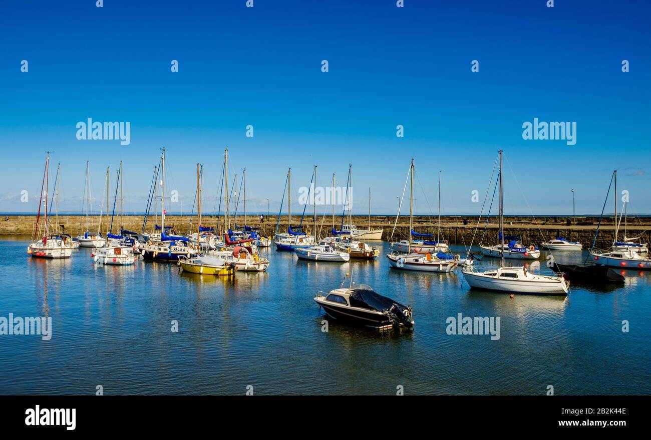 Fisherow Harbour, Musselburgh, Scotland Stock Photo