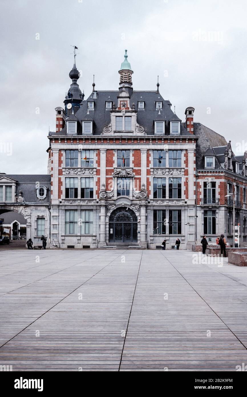 Former Commercial Bourse, Namur, Belgium Stock Photo