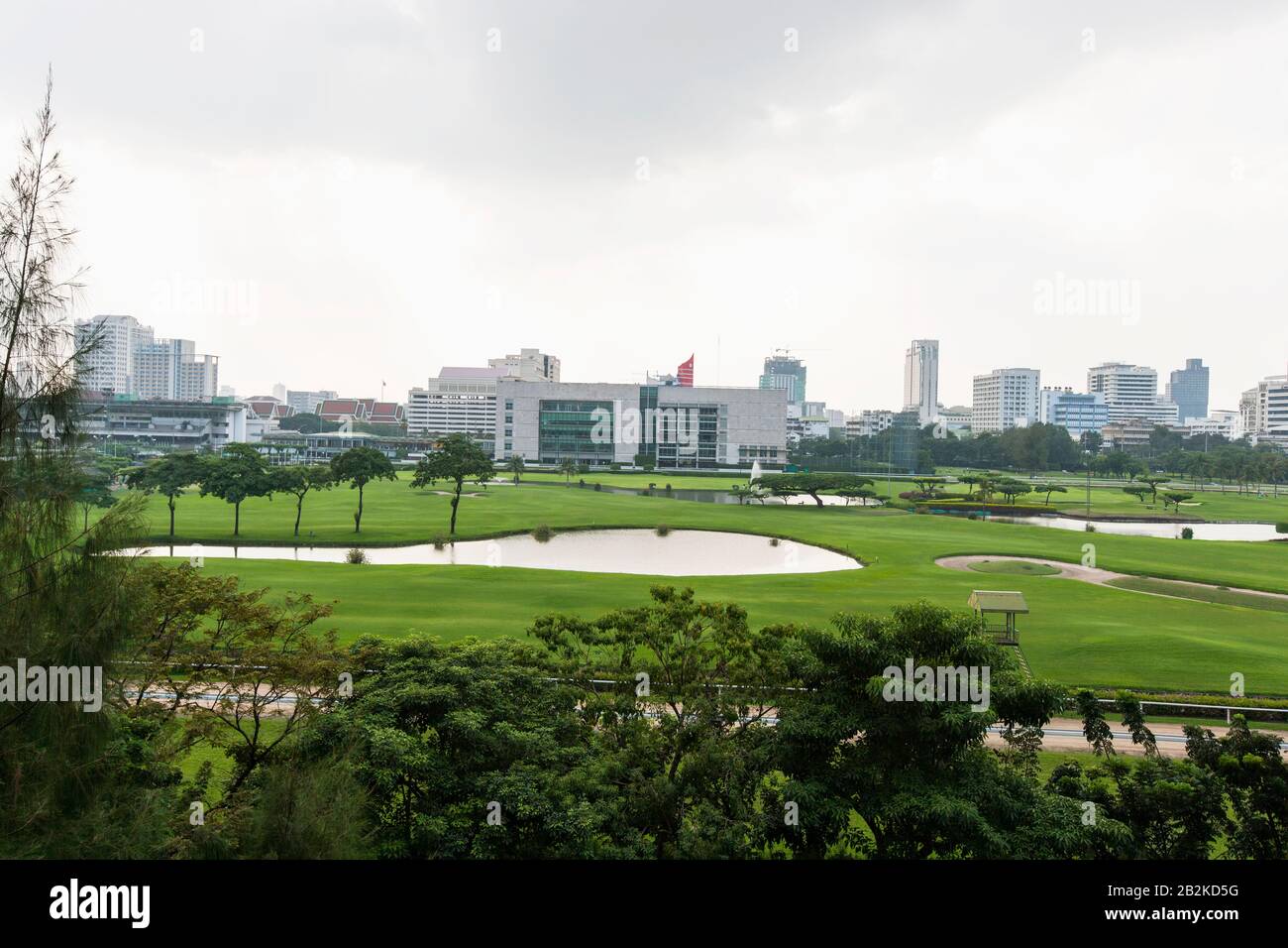The 18 hole golf course at Royal Bangkok Sports Club in the middle of  Bangkok City; Thailand Stock Photo - Alamy