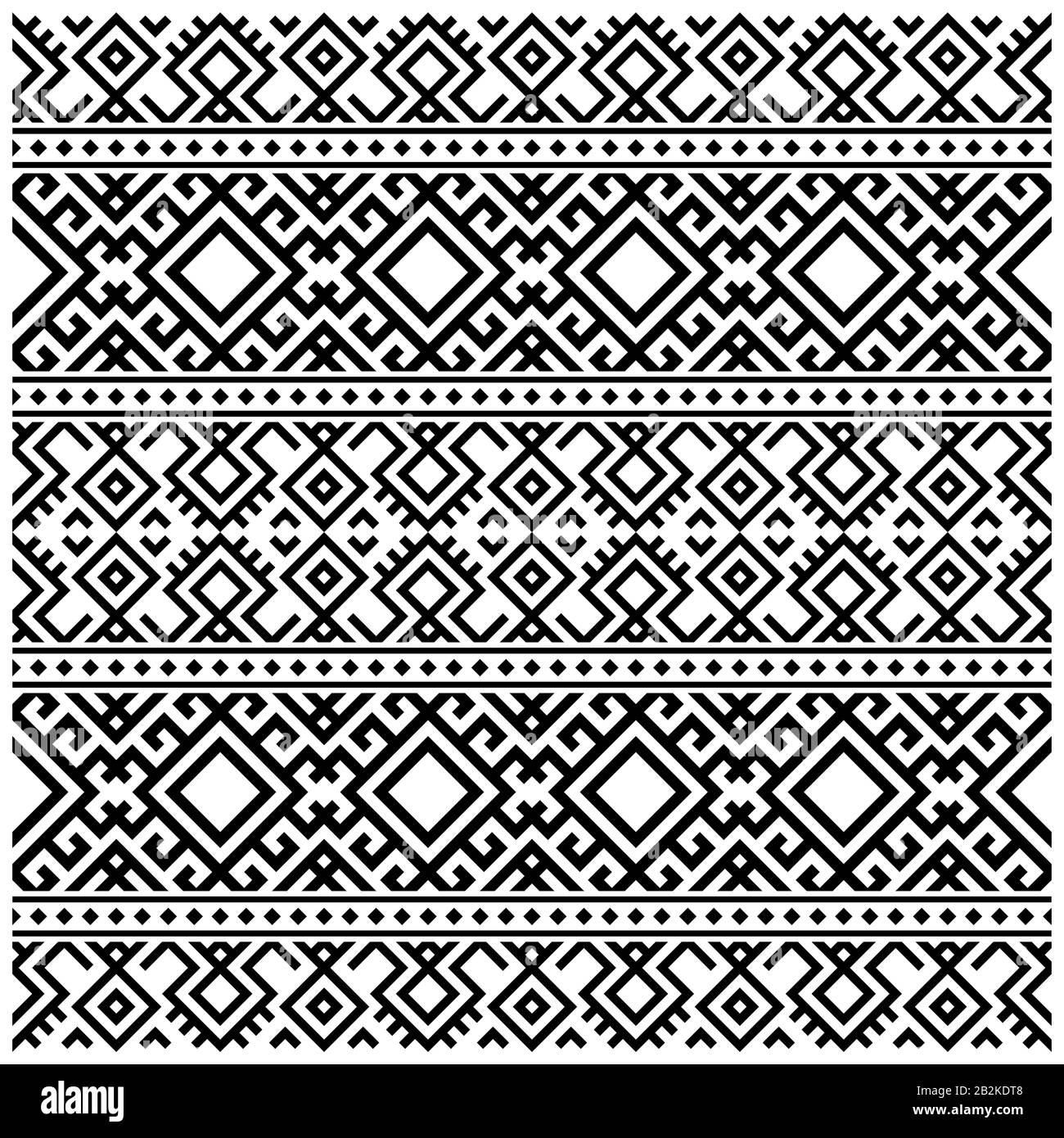 Tribal ethnic vector texture. Seamless striped pattern in Aztec style ...