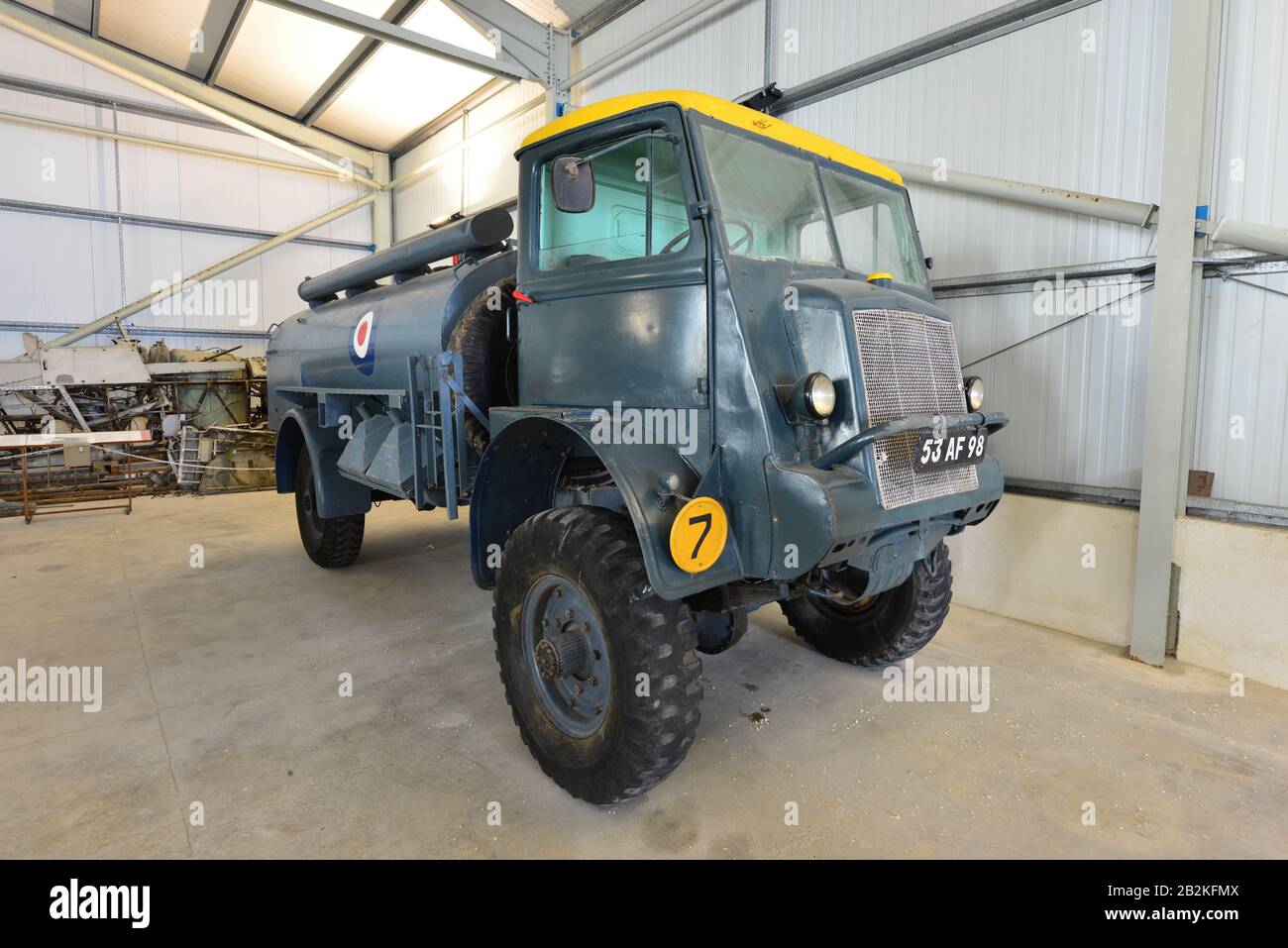 RAF fuel bowser Stock Photo