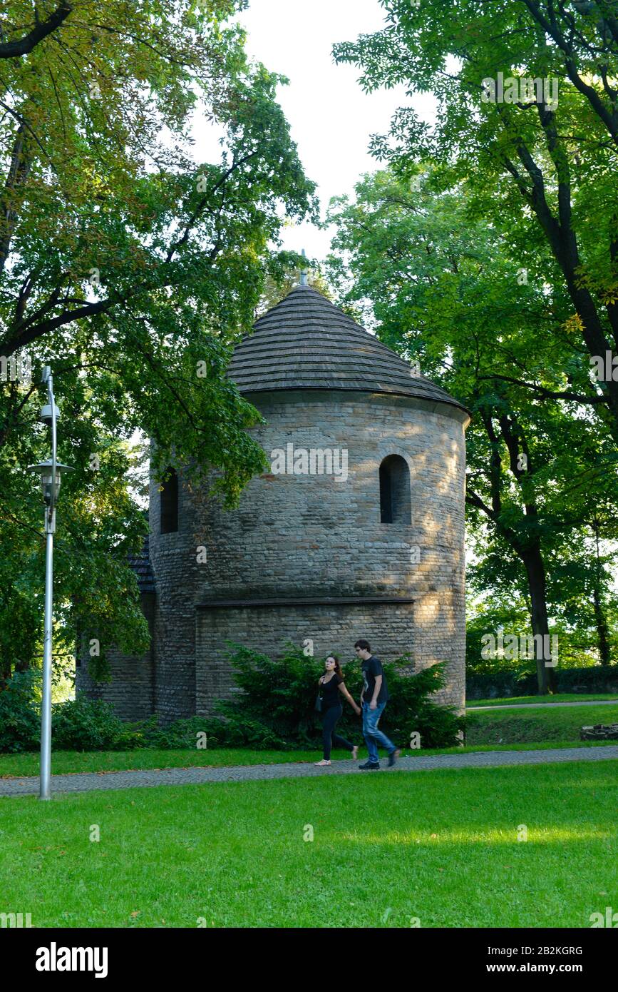 Rotunde, Burgberg, Cieszyn, Polen Stock Photo