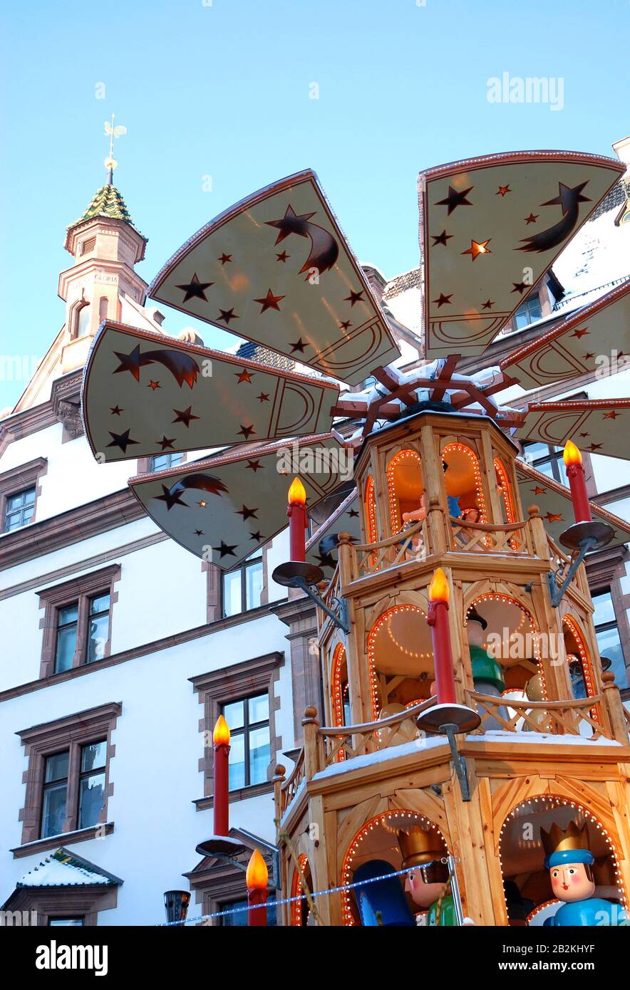 Traditional wooden christmas pyramid in Germany Stock Photo Alamy Christmas Pyramids From Germany