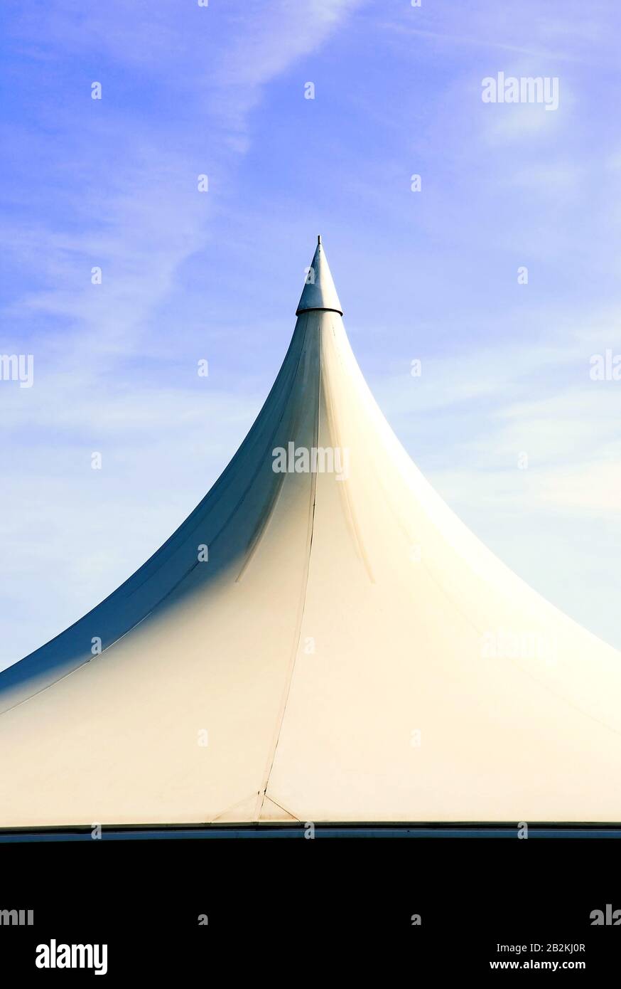 abstract form of a tent in the sky Stock Photo - Alamy