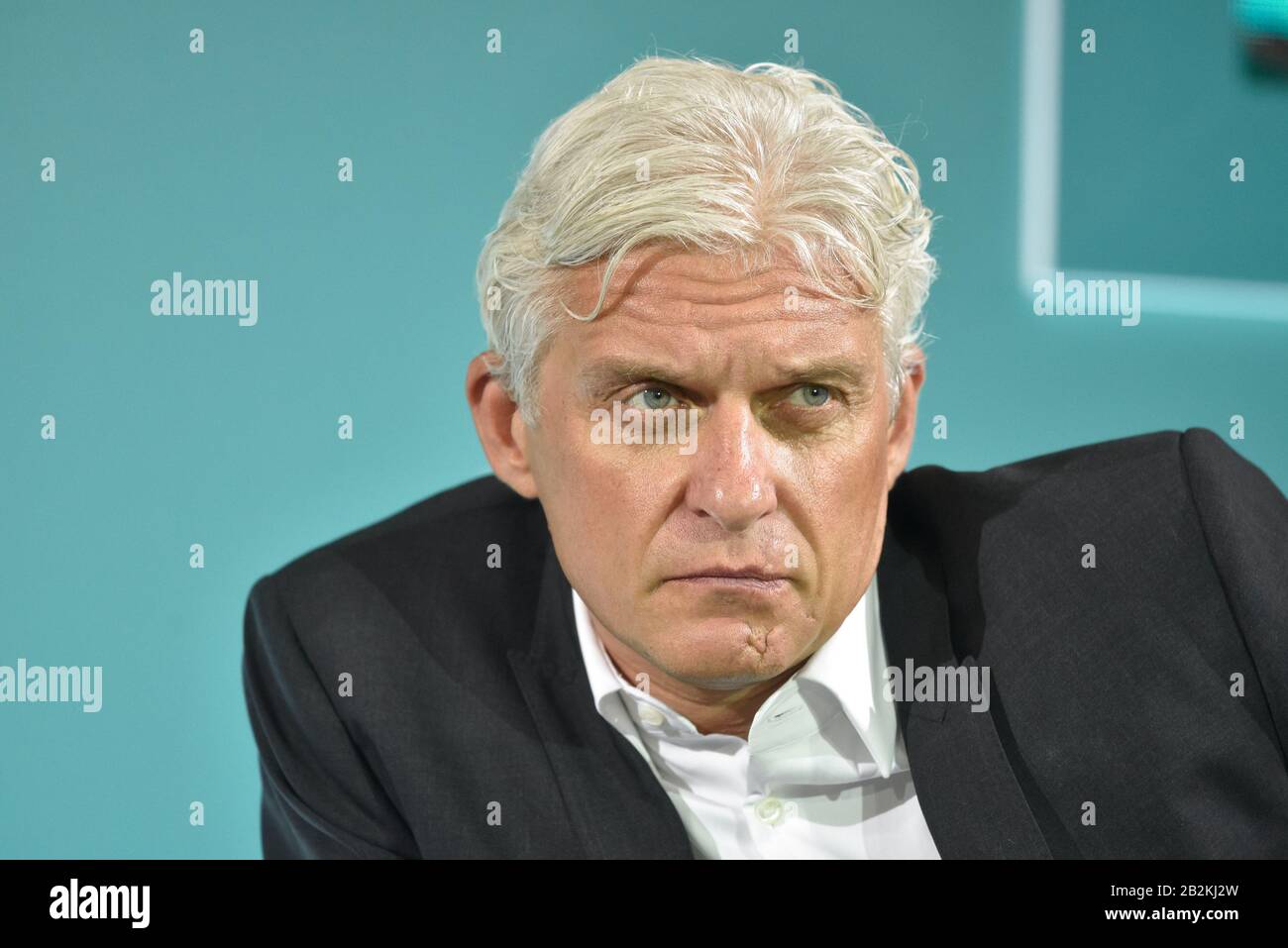 Saint Petersburg, Russia - July 13 2017.  Oleg Tinkov, chairman of the Board of Directors at Tinkoff Bank, at the 2017 International Financial Congres Stock Photo