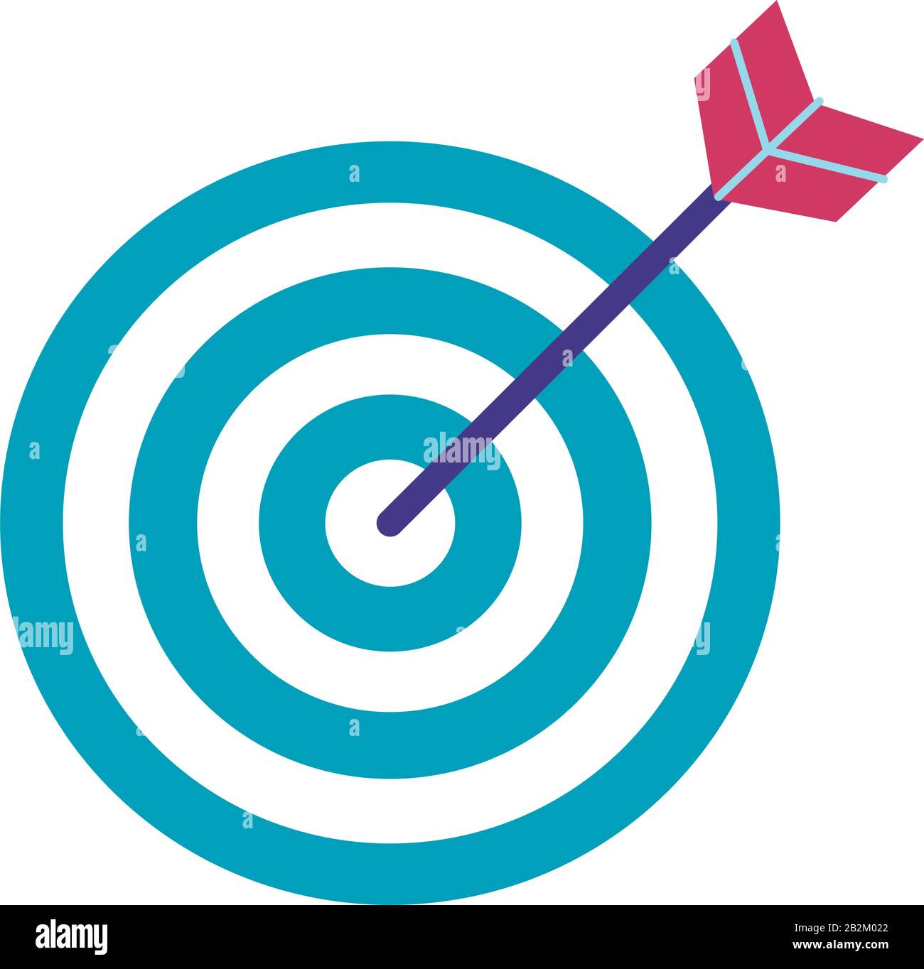 target arrow flat style icon Stock Vector Image & Art - Alamy