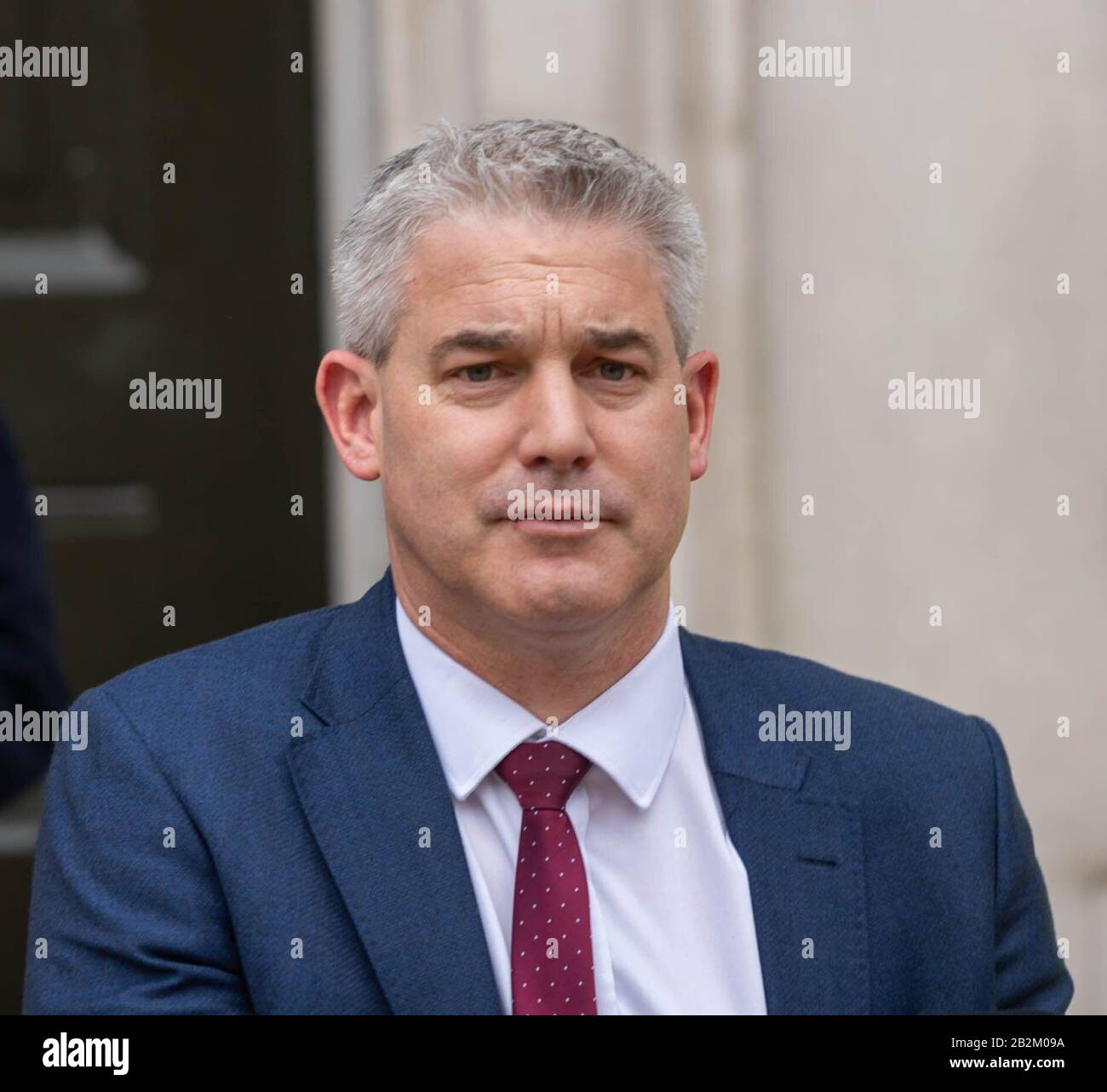London, UK. 3rd Mar, 2020. Cabinet Ministers leave a meeting at the Cabinet office, Whitehall, London UK Stephen Barclay MP PC Chief Secretary to the Treasury Credit: Ian Davidson/Alamy Live News Stock Photo