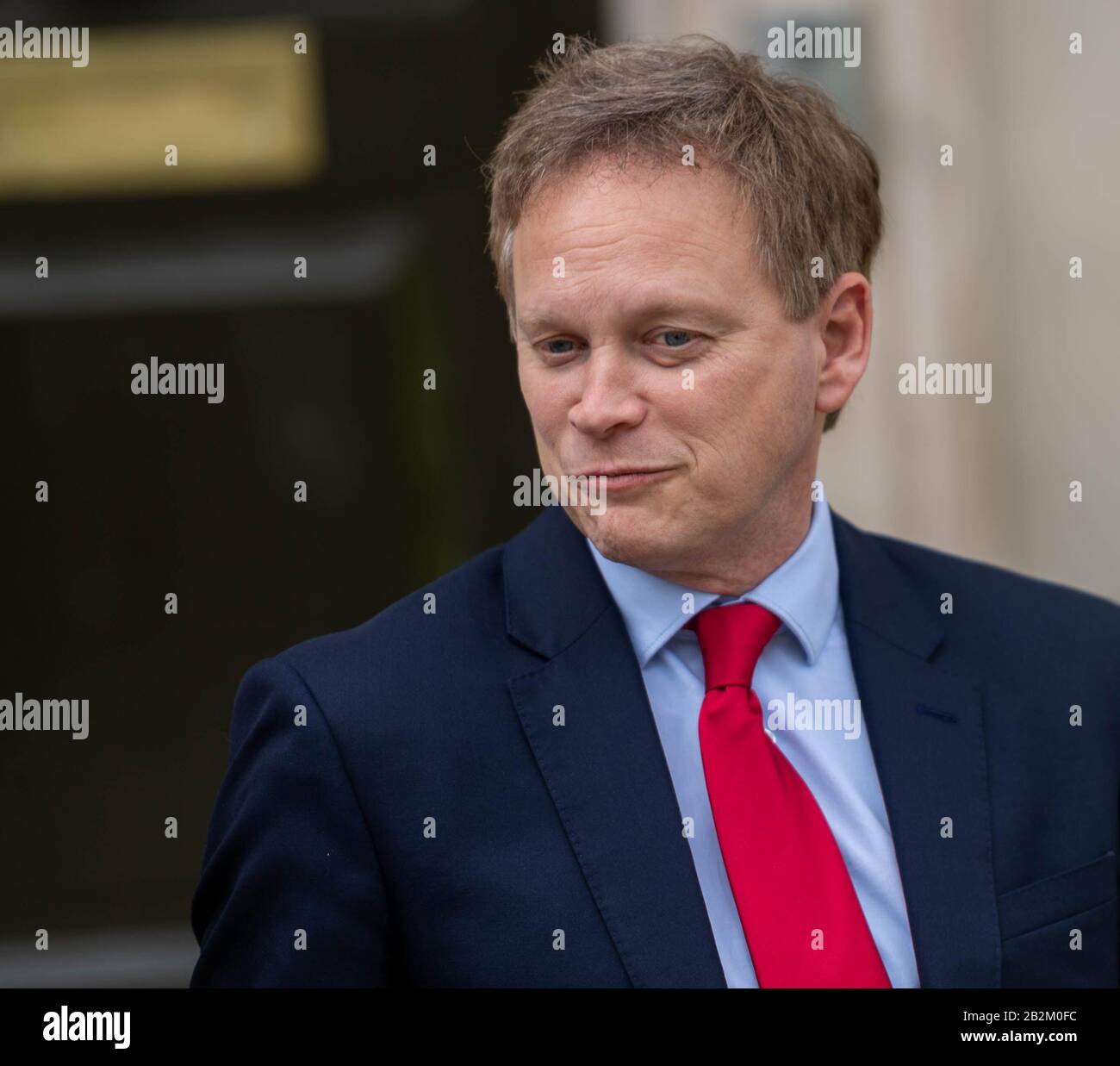 London, UK. 3rd Mar, 2020. Cabinet Ministers leave a meeting at the Cabinet office, Whitehall, London Grant Shapps MP PC Transport Secretary UK Credit: Ian Davidson/Alamy Live News Stock Photo