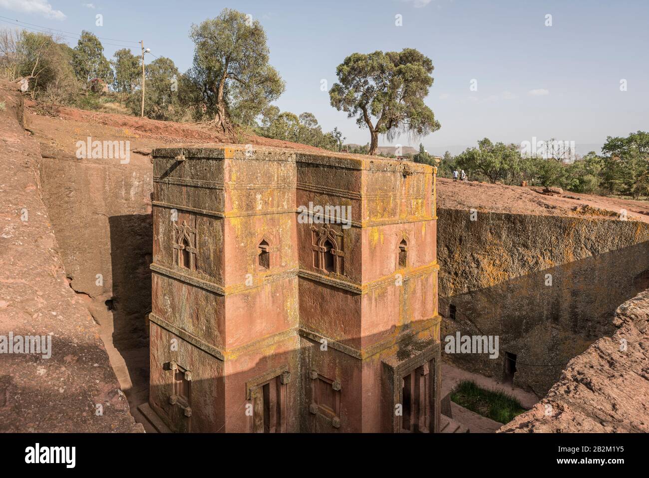 The rock-hewn church of Saint George, Lalibela, Ethiopia Stock Photo ...