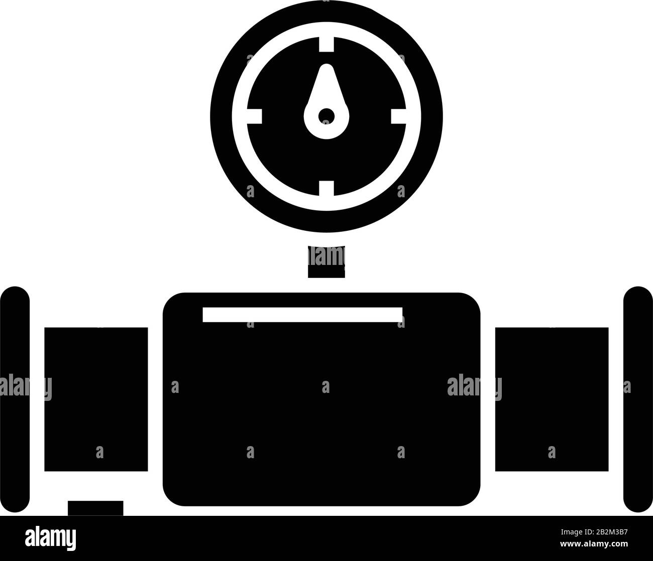 Mixer black icon, concept illustration, vector flat symbol, glyph sign ...