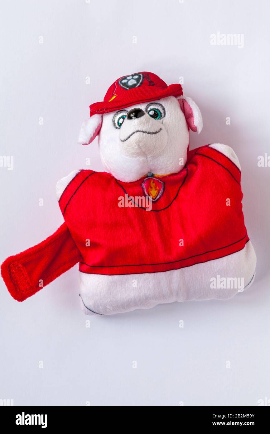 Pillow Pets soft plush toy Nickelodeon Paw Patrol Marshall Dalmatian  isolated on white background - for back rear view and label see 2B2M5N0  Stock Photo - Alamy