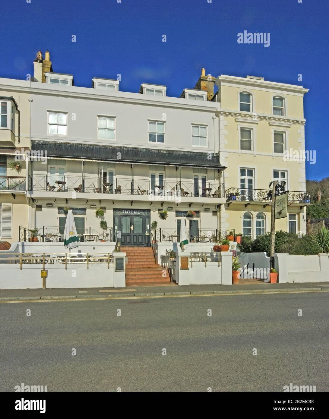Sandgate, The Sand Gate Hotel, Kent Stock Photo Alamy