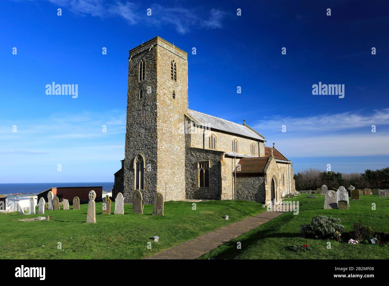 All Saints church, Beeston Regis village, North Norfolk, England, UK