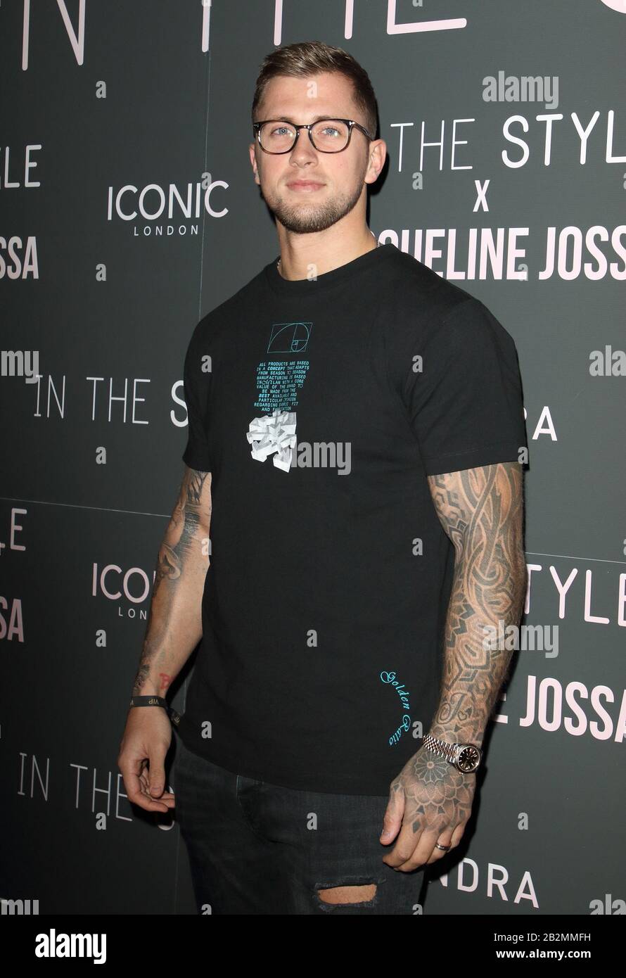 London, UK. Dan Osborne at In The Style x Jacqueline Jossa Launch Party