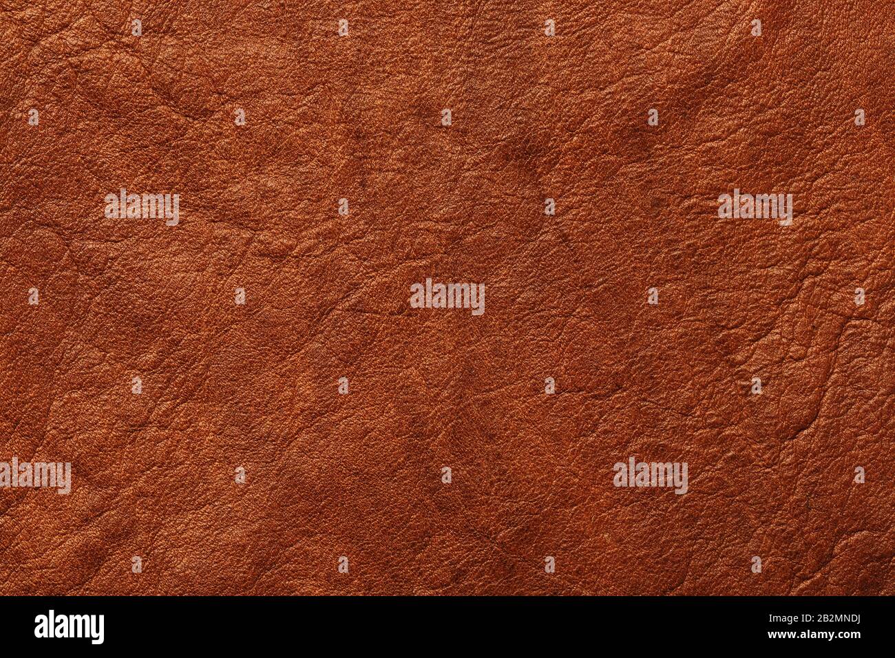 Brown Textured Leather Closeup. Full frame, close up. Macro Stock Photo