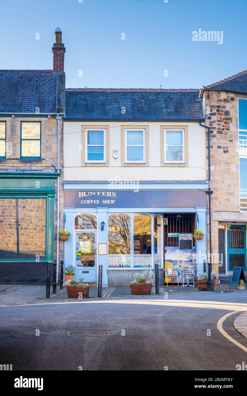 Bunters Coffee Shop a cafe & restaurant in Hexham Stock Photo