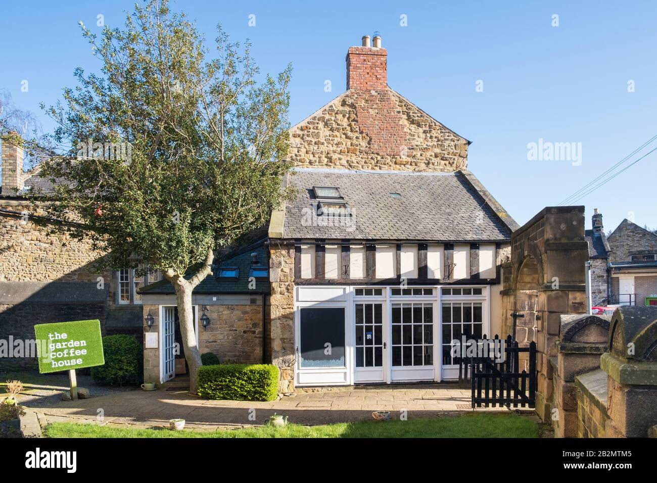 The Garden Coffee House cafe & restaurant in Hexham Stock Photo Alamy