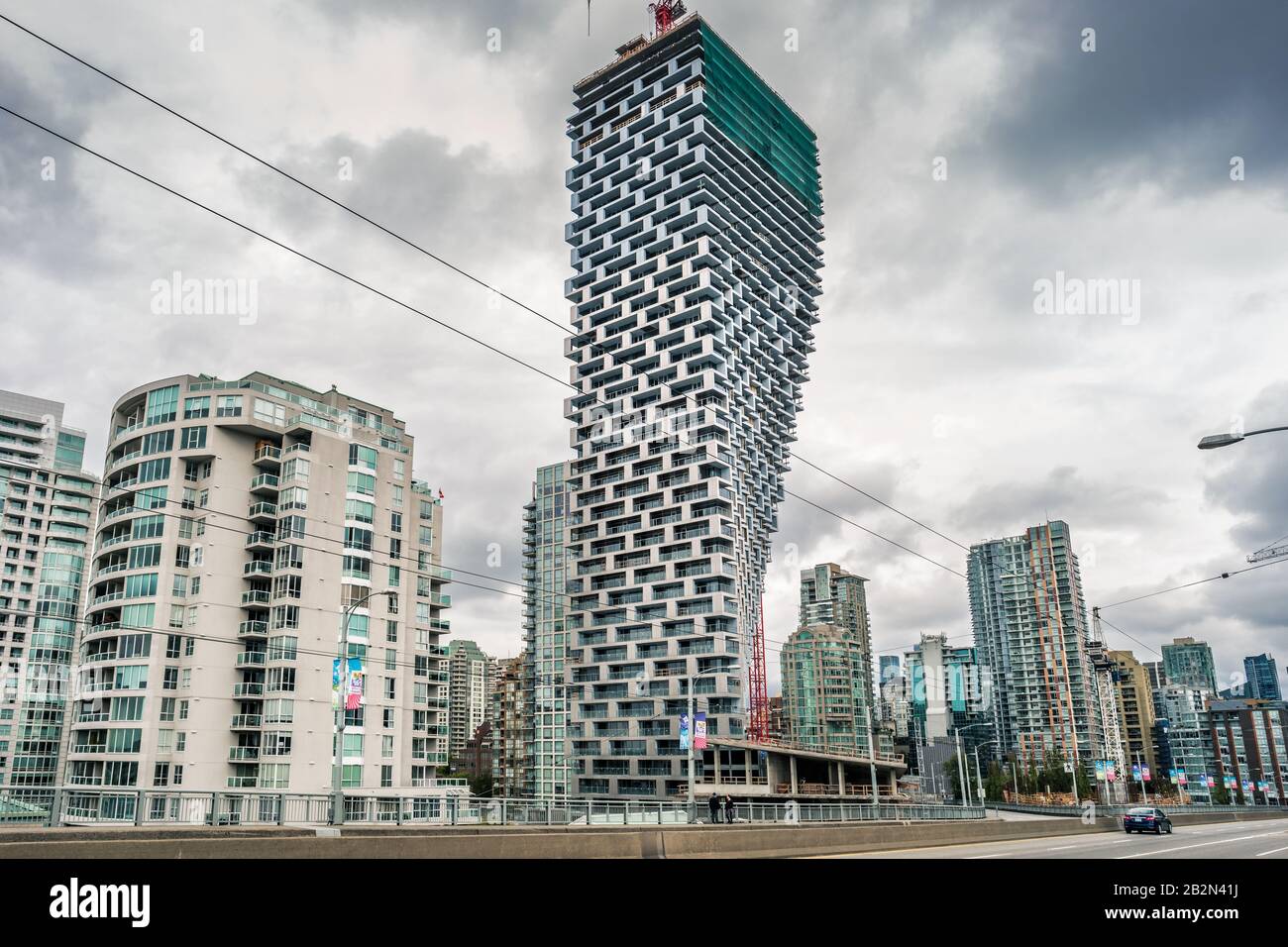 Condos in downtown Vancouver Canada Stock Photo Alamy