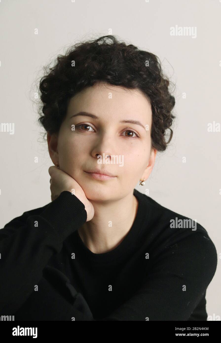 Russian actress Maria Smolnikova,Актриса Мария Смольникова Stock Photo ...