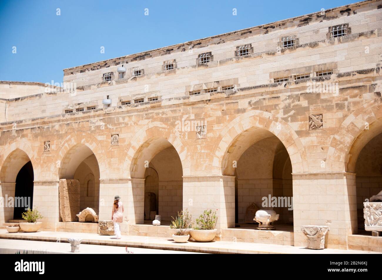 Best britanian colonial architecture in Palestine Stock Photo