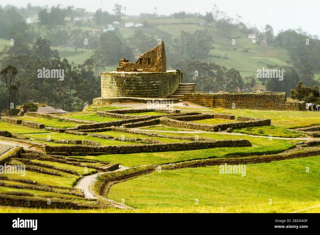Ingapirca Ruins The Most Important Inca Civilization Constructions In Modern Ecuador Stock Photo