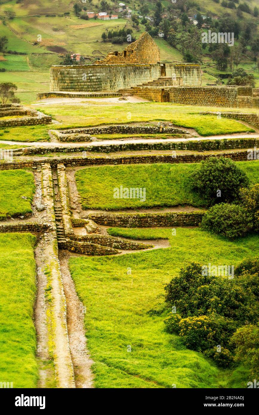 Ingapirca Relic The Most Important Inca Civilization Constructions In Modern Ecuador Stock Photo