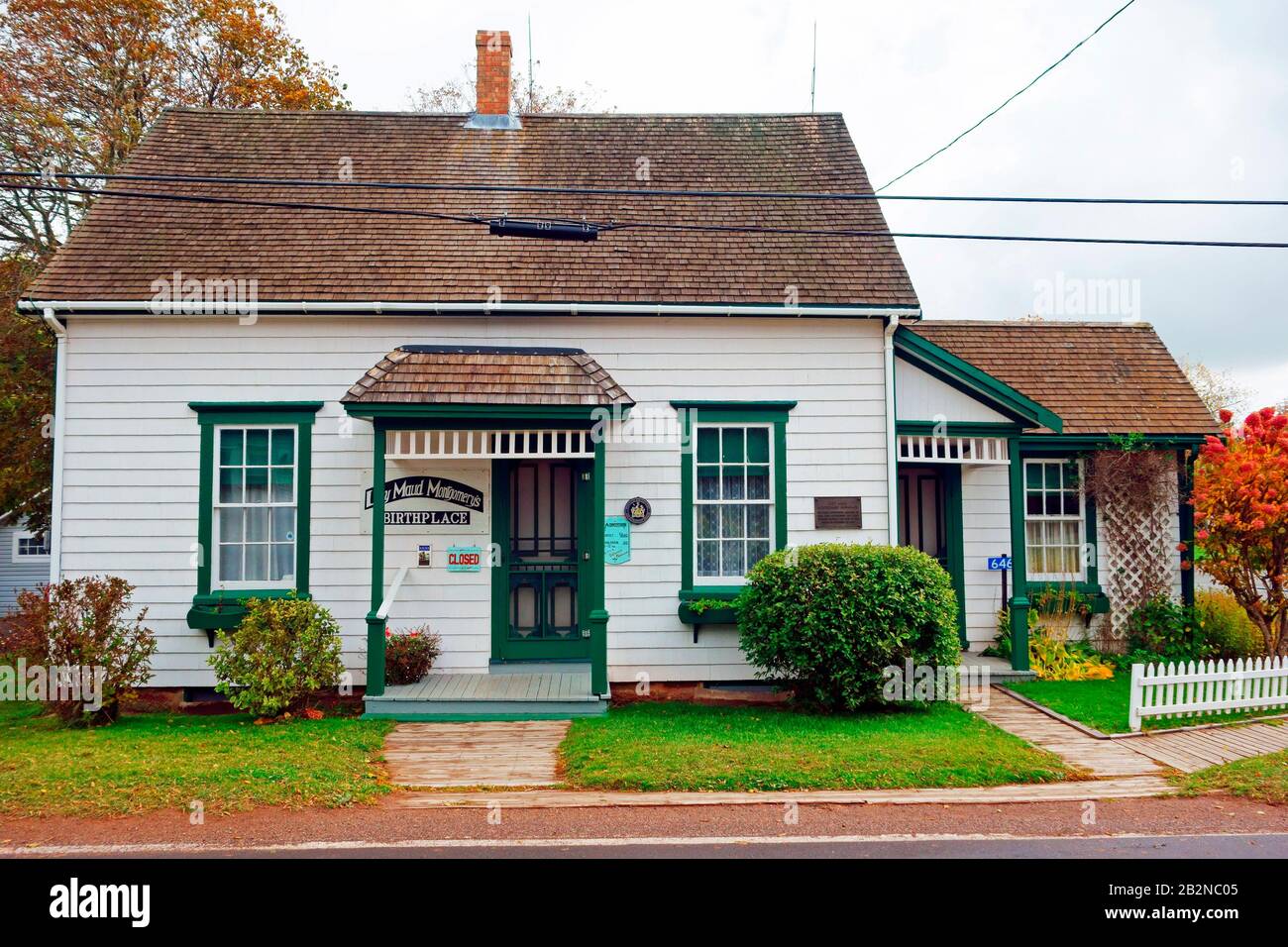Birthplace of Lucy Maud Montgomery Stock Photo