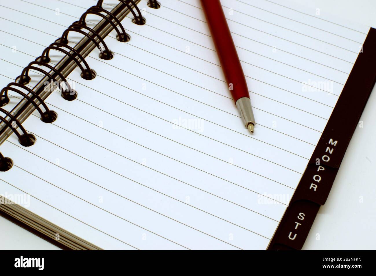 writing, notepad and pen for notes Stock Photo - Alamy