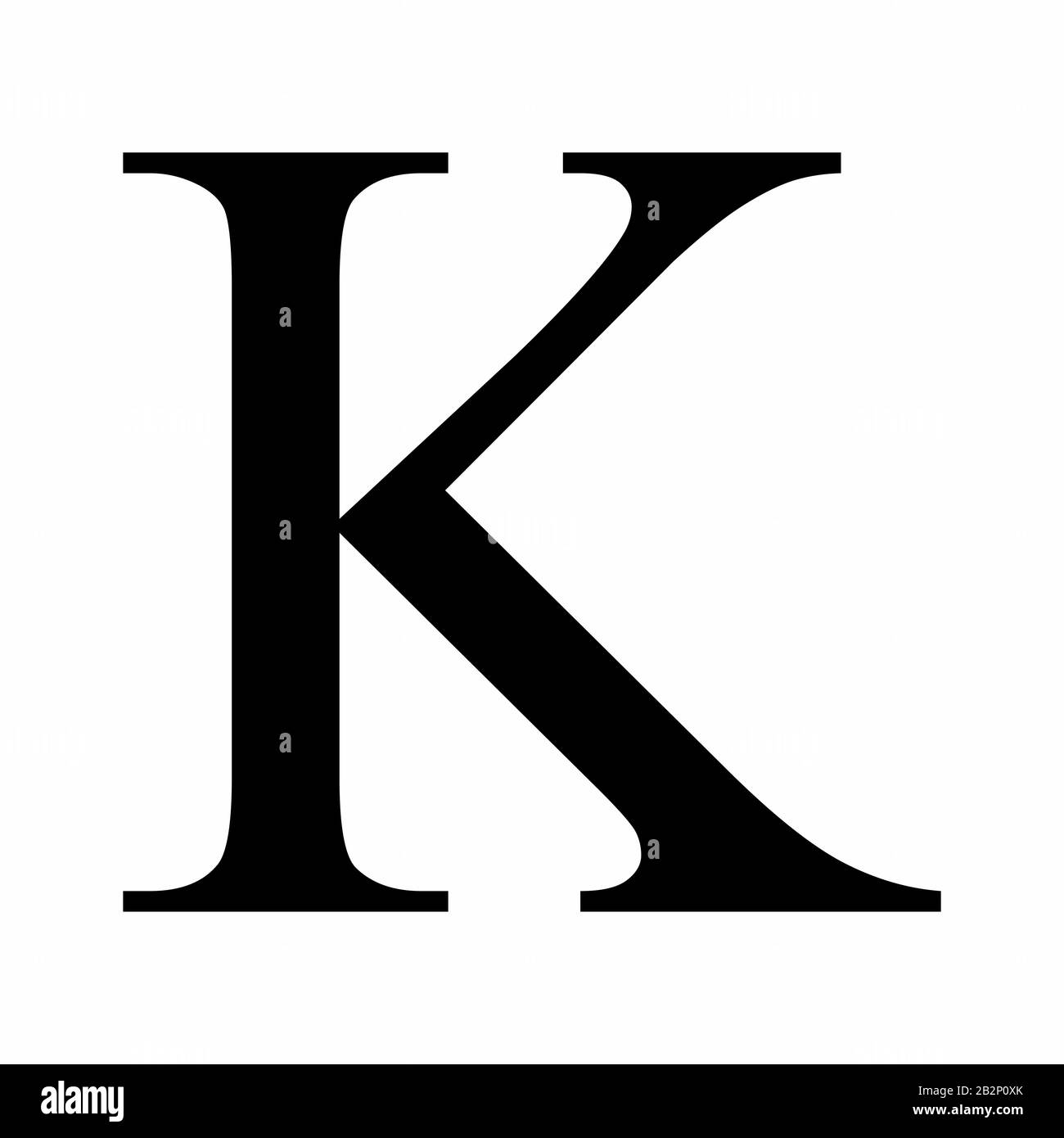 Kappa Greek letter icon Stock Vector Image & Art - Alamy