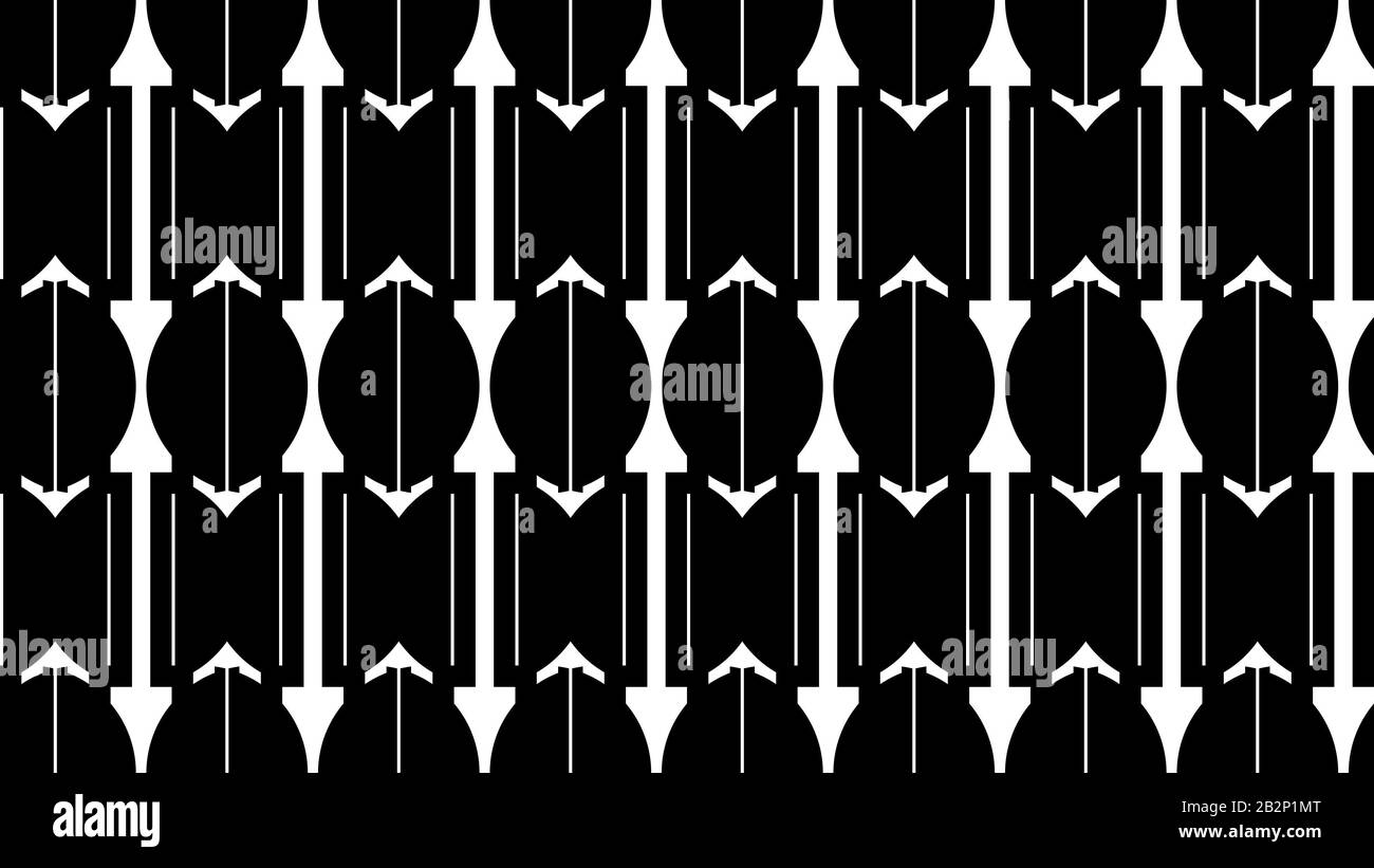seamless abstract retro pattern 3d rendering illustration Stock Photo ...