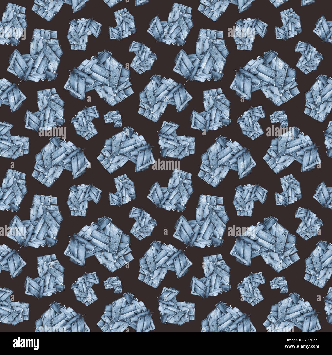 Seamless texture with funny hearts. Hand drawn seamless watercolor ...