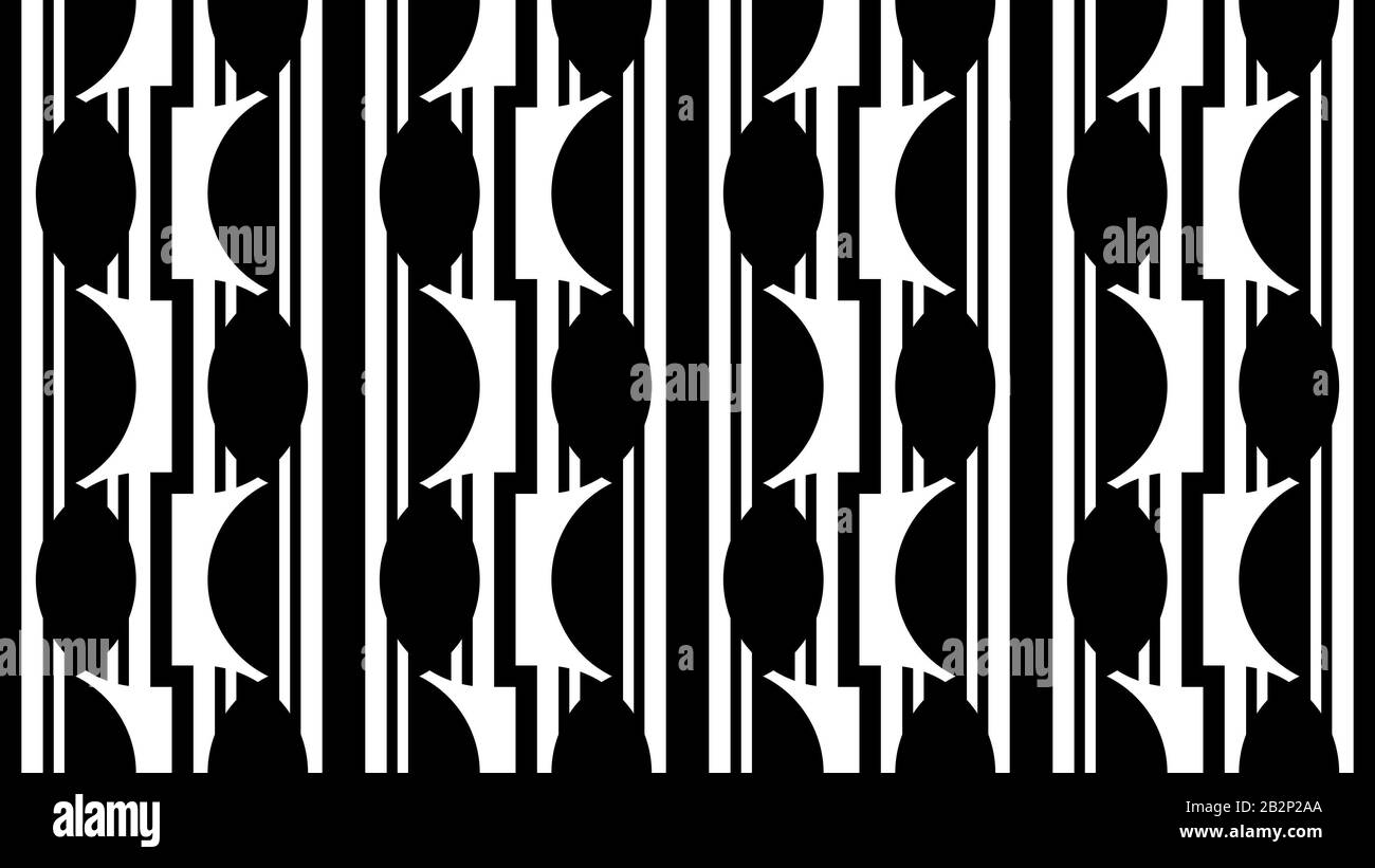 seamless abstract retro pattern 3d rendering illustration Stock Photo ...