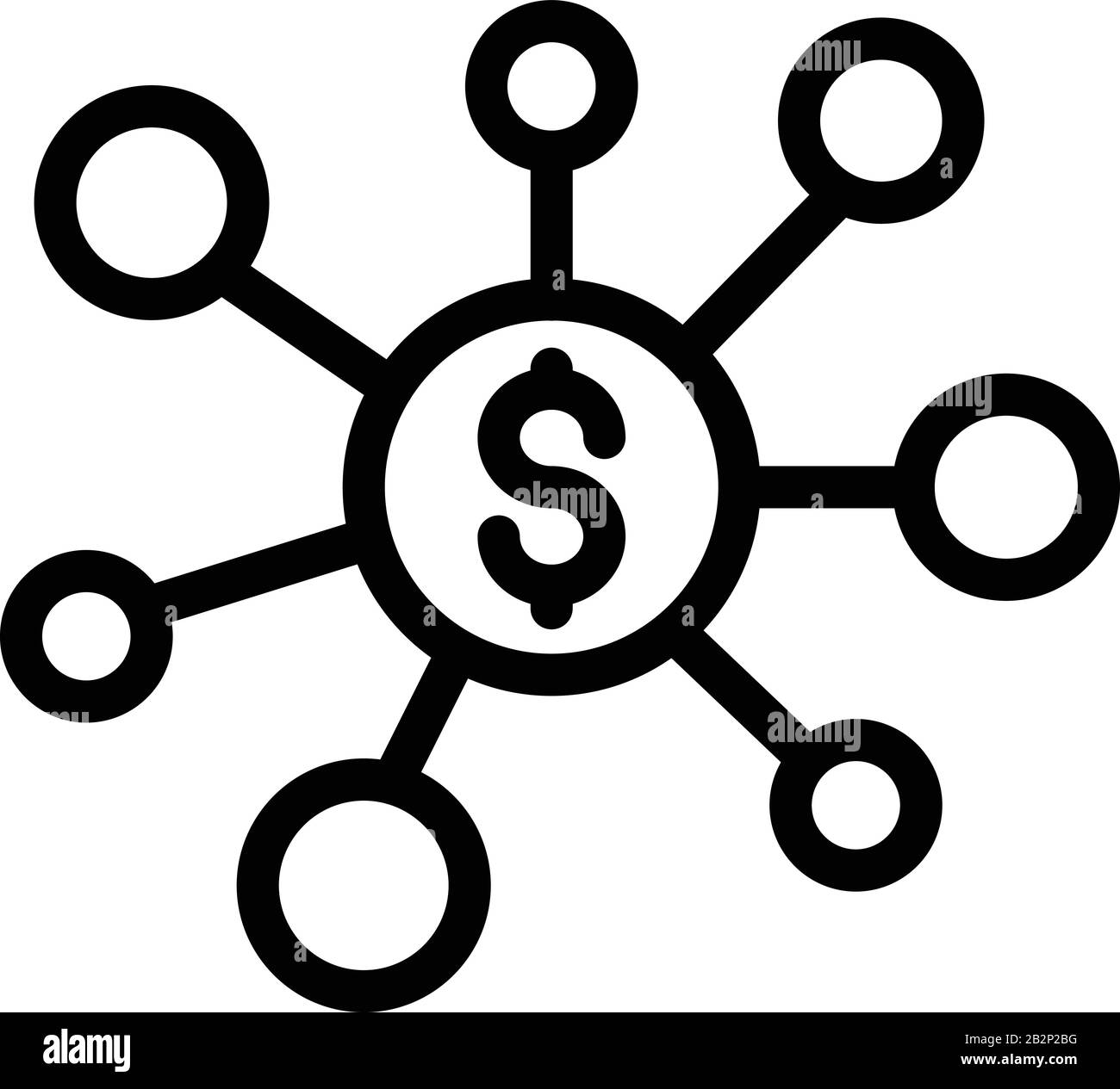 Finance scheme icon, outline style Stock Vector Image & Art - Alamy