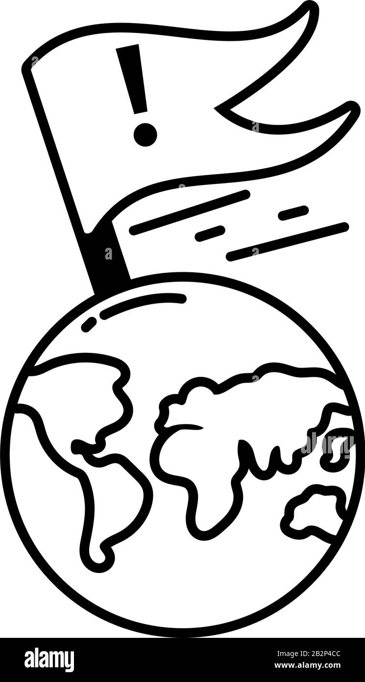 planet earth on white background vector illustration design Stock ...