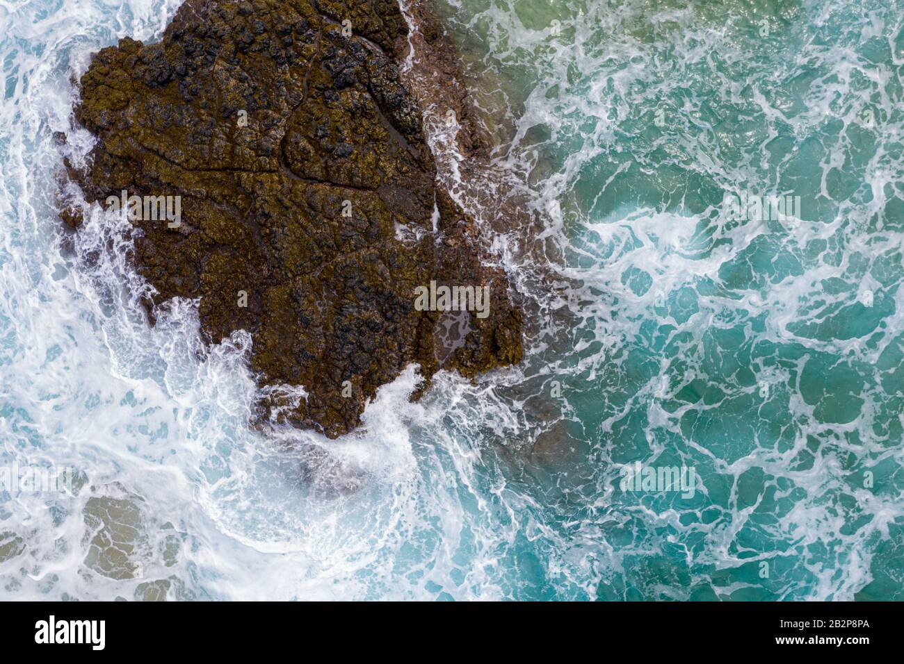 Aerial view lumahai beach hi-res stock photography and images - Alamy