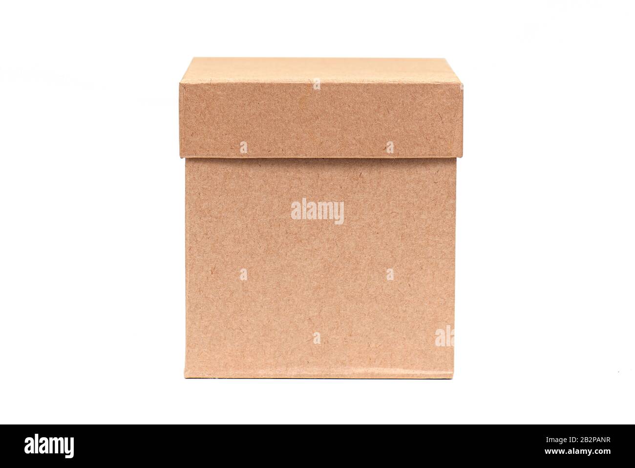 Cardboard box isolated on white background Stock Photo
