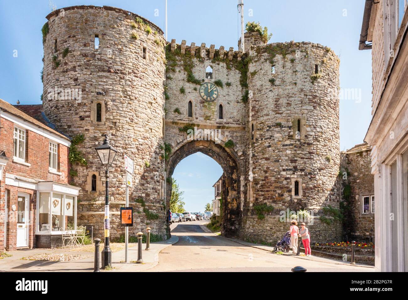 The Landgate, Rye, East Sussex, England, GB, UK Stock Photo