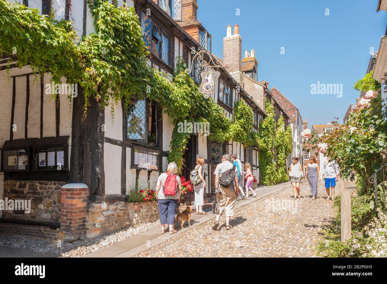 Mermaid Inn, Mermaid Street, Rye, East Sussex, England, GB, UK Stock Photo