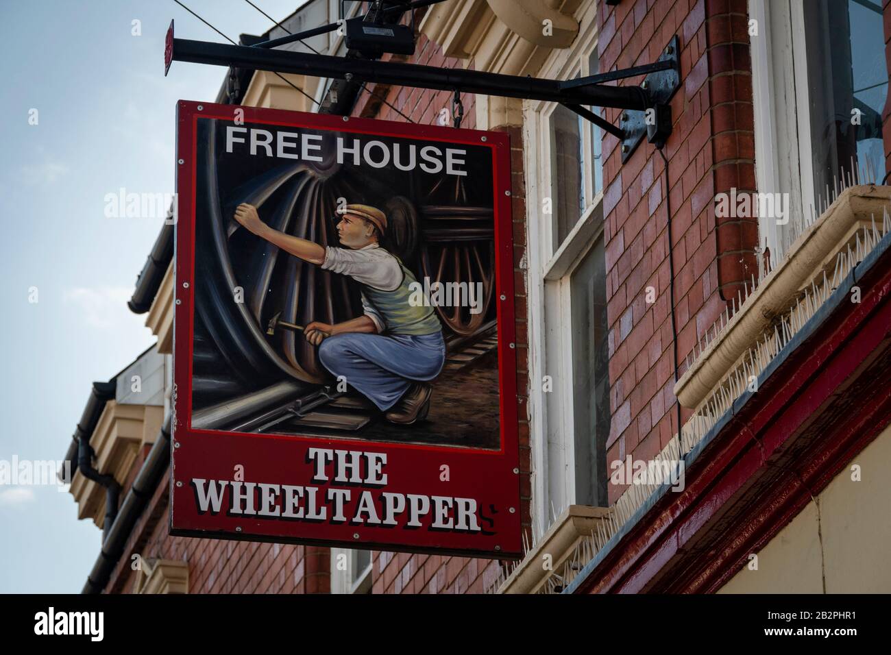 The Wheeltapper pub in Rugby, Warwickshire, England Stock Photo Alamy