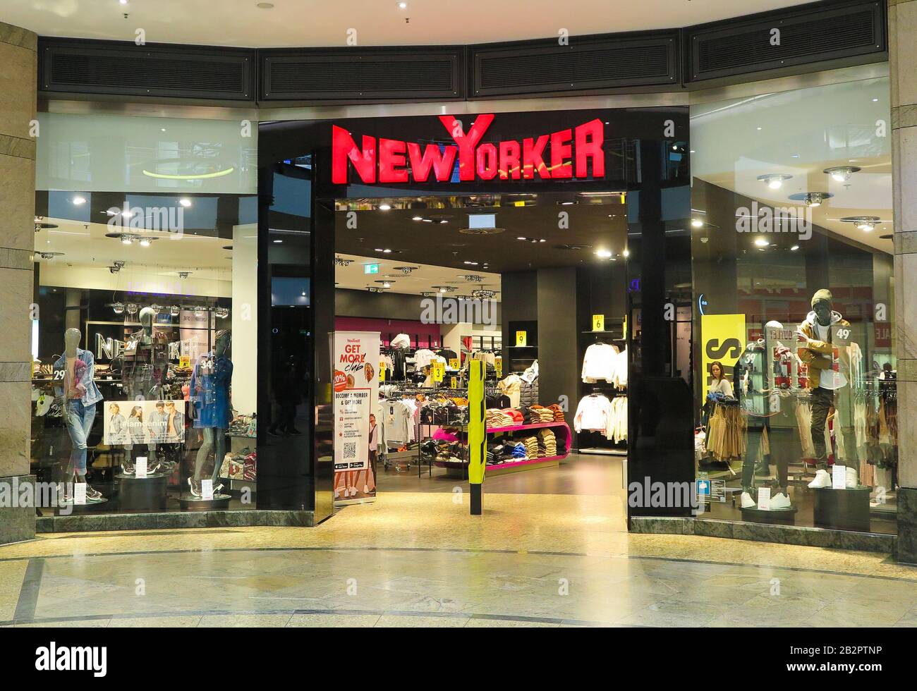 Oberhausen, Germany - February 11. 2020: View on entrance of New Yorker  fashion chain store Stock Photo - Alamy