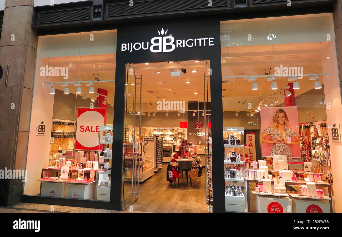 Oberhausen, Germany - February 11. 2020: View on entrance of Bijou Brigitte  boutique Stock Photo - Alamy