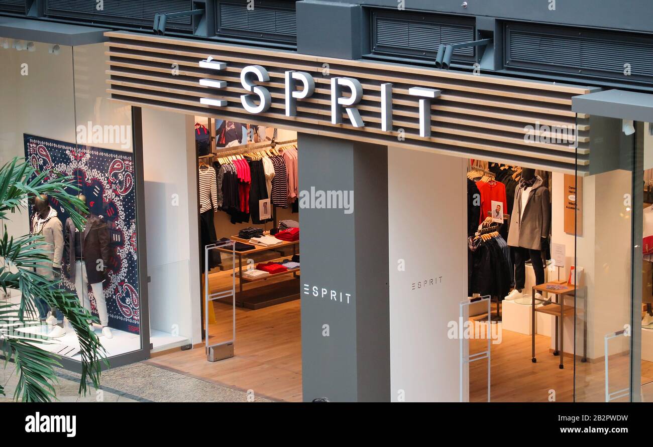 Oberhausen, Germany - February 11. 2020: View on entrance of Esprit fashion  chain store Stock Photo - Alamy