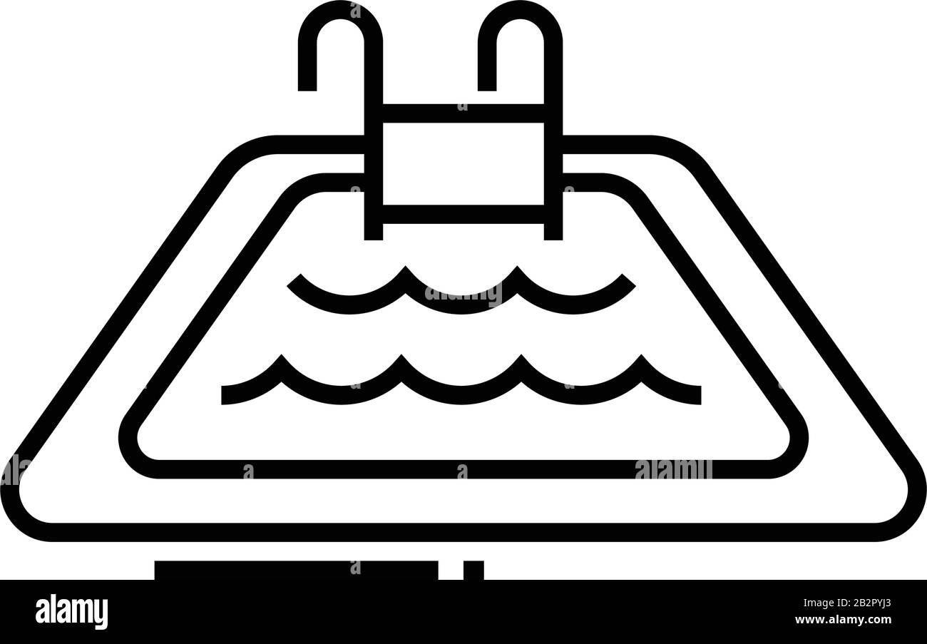 Swimming pool water background Black and White Stock Photos & Images ...