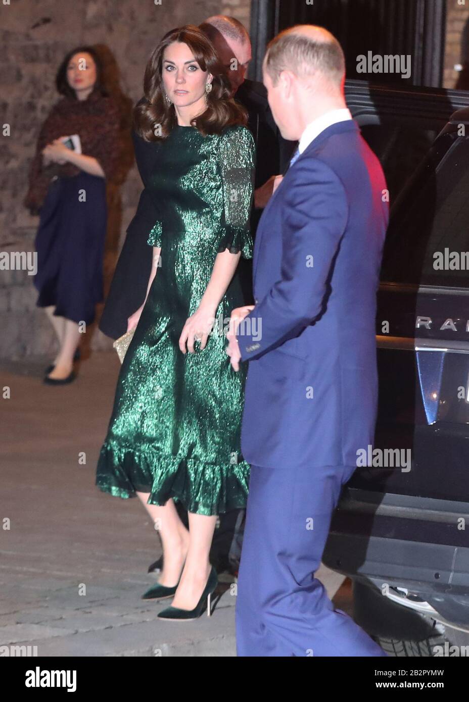 The Duke and Duchess of Cambridge at a reception hosted by the British Ambassador to Ireland at the Gravity Bar, Guinness Storehouse, Dublin, during their three day visit to the Republic of Ireland. Stock Photo