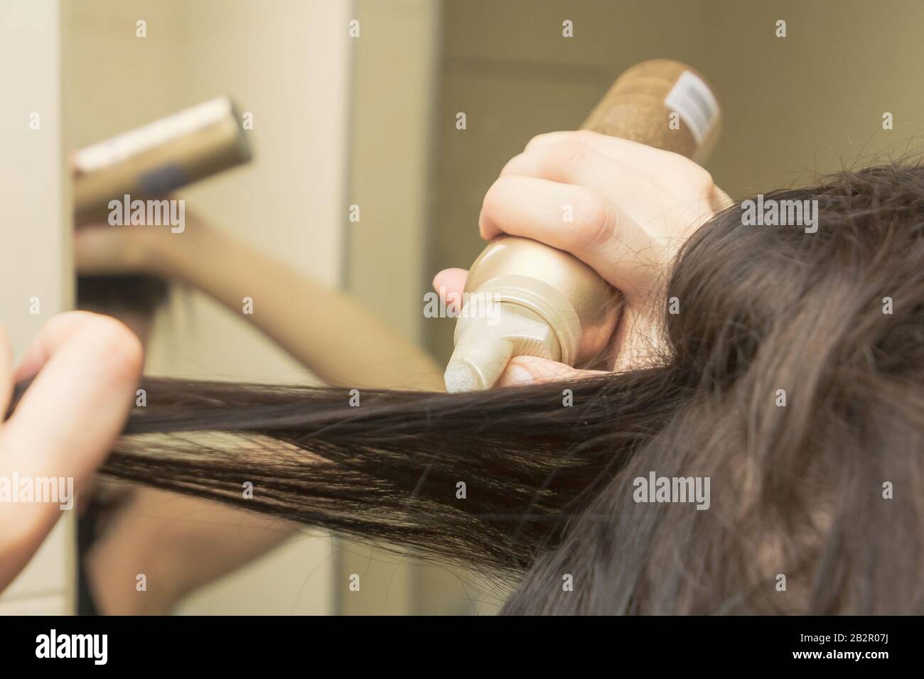 Hair mousse hi-res stock photography and images - Alamy