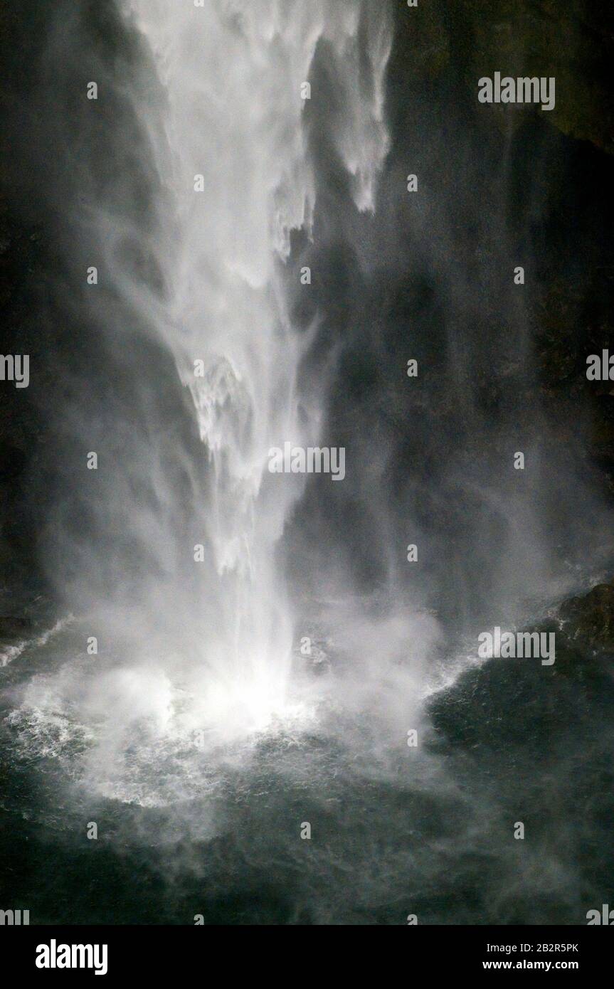 Akaka Falls. Big Island of Hawaii. Stock Photo