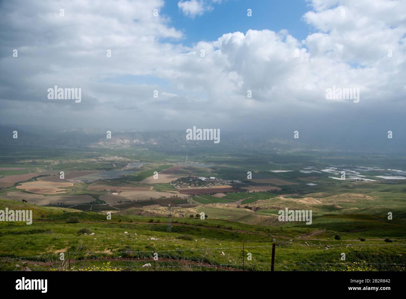 Hiking in Israel in Spring vacation tourism Stock Photo - Alamy