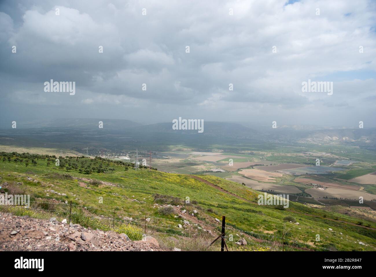 Hiking in Israel in Spring vacation tourism Stock Photo - Alamy