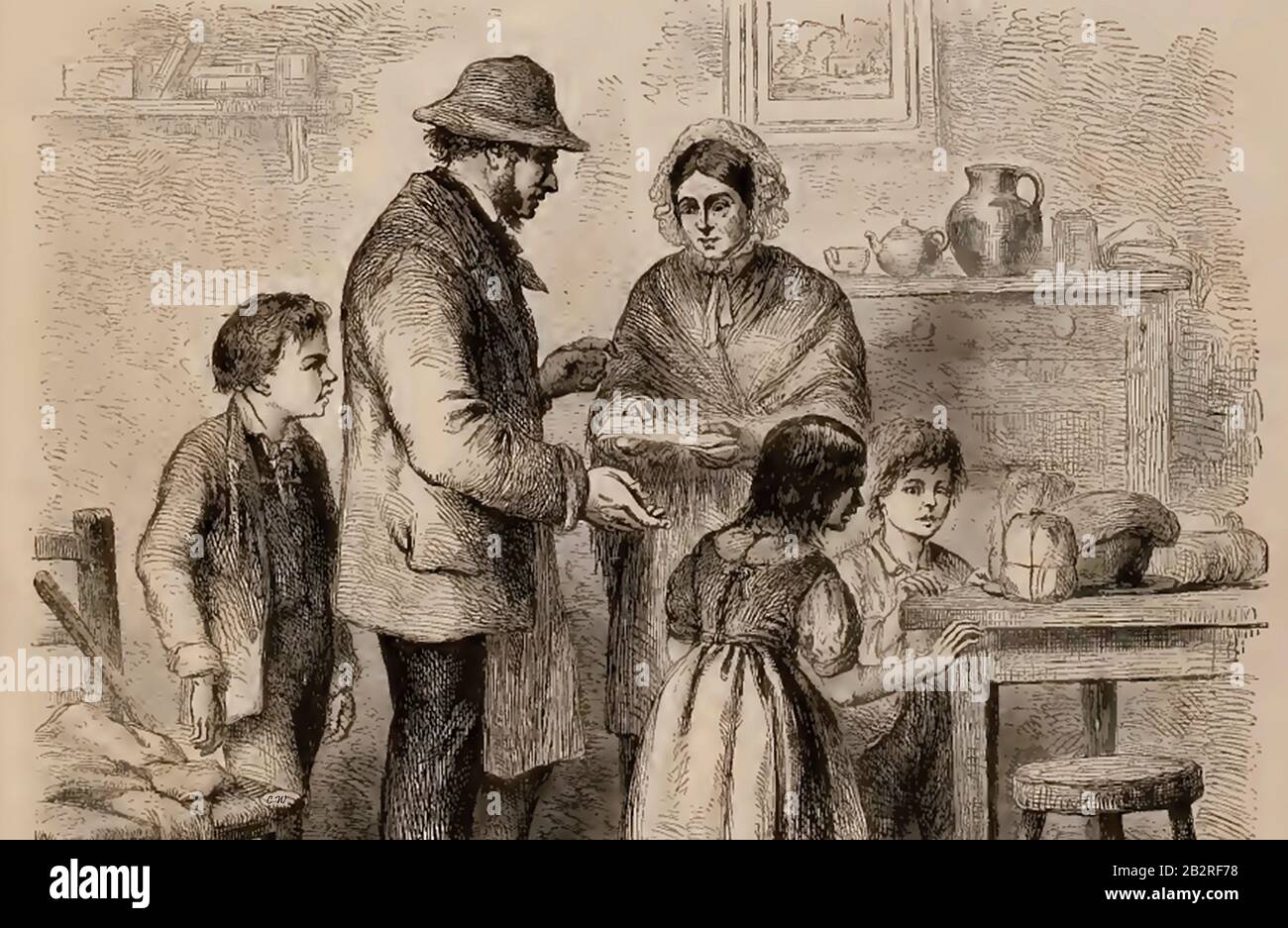 1800s Family High Resolution Stock Photography and Images - Alamy